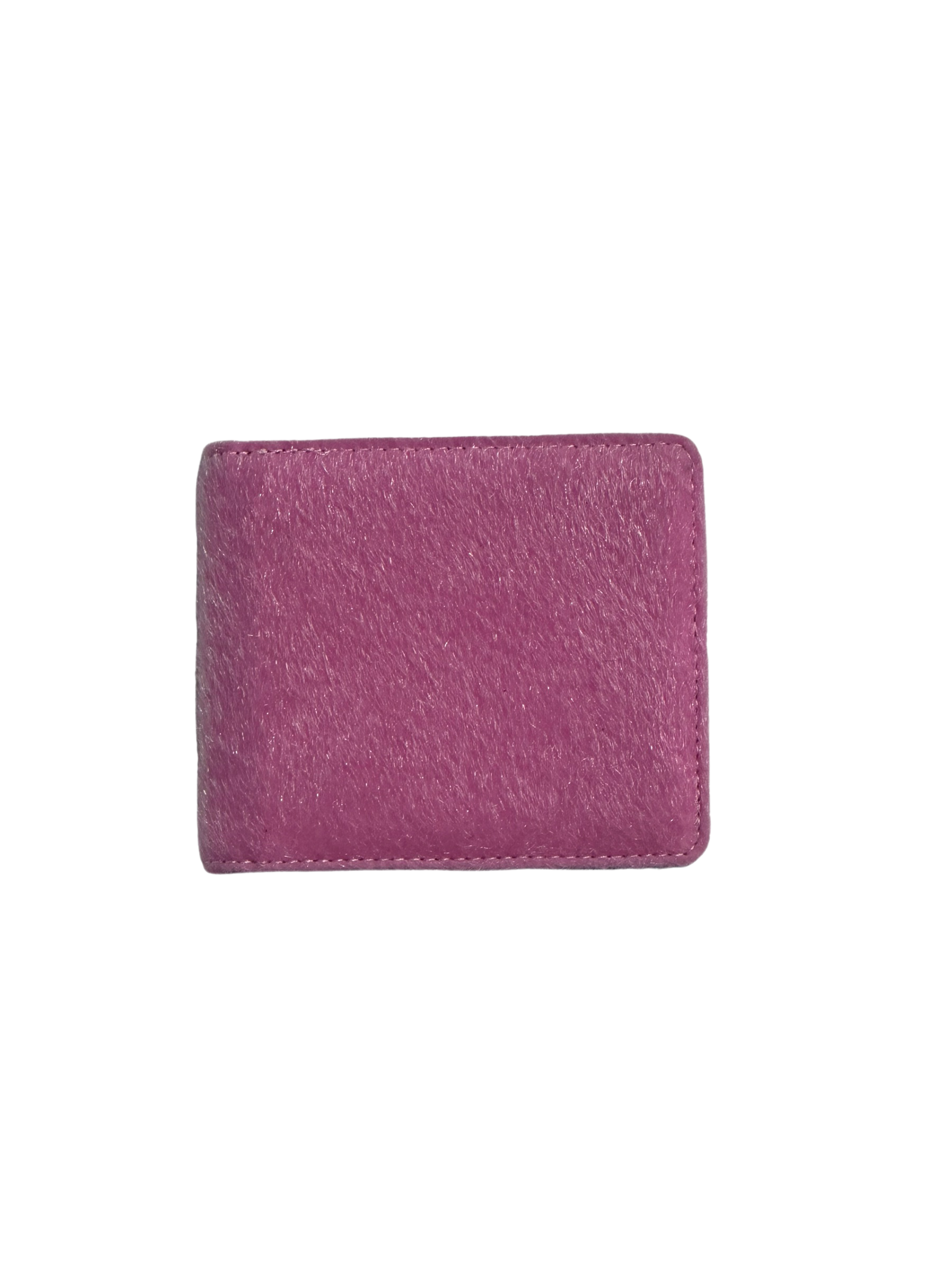 Pink Mohair Wallet