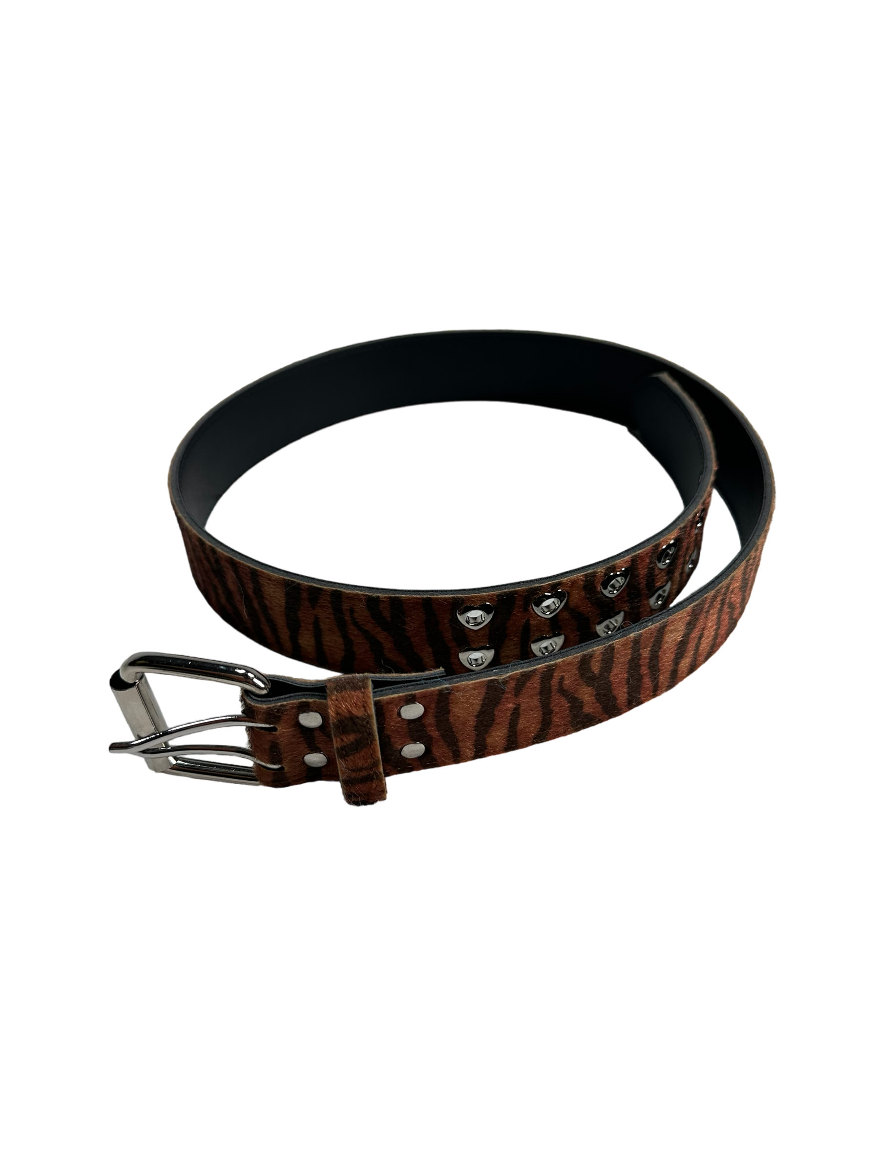 Tiger Stripe Short Hair Belt