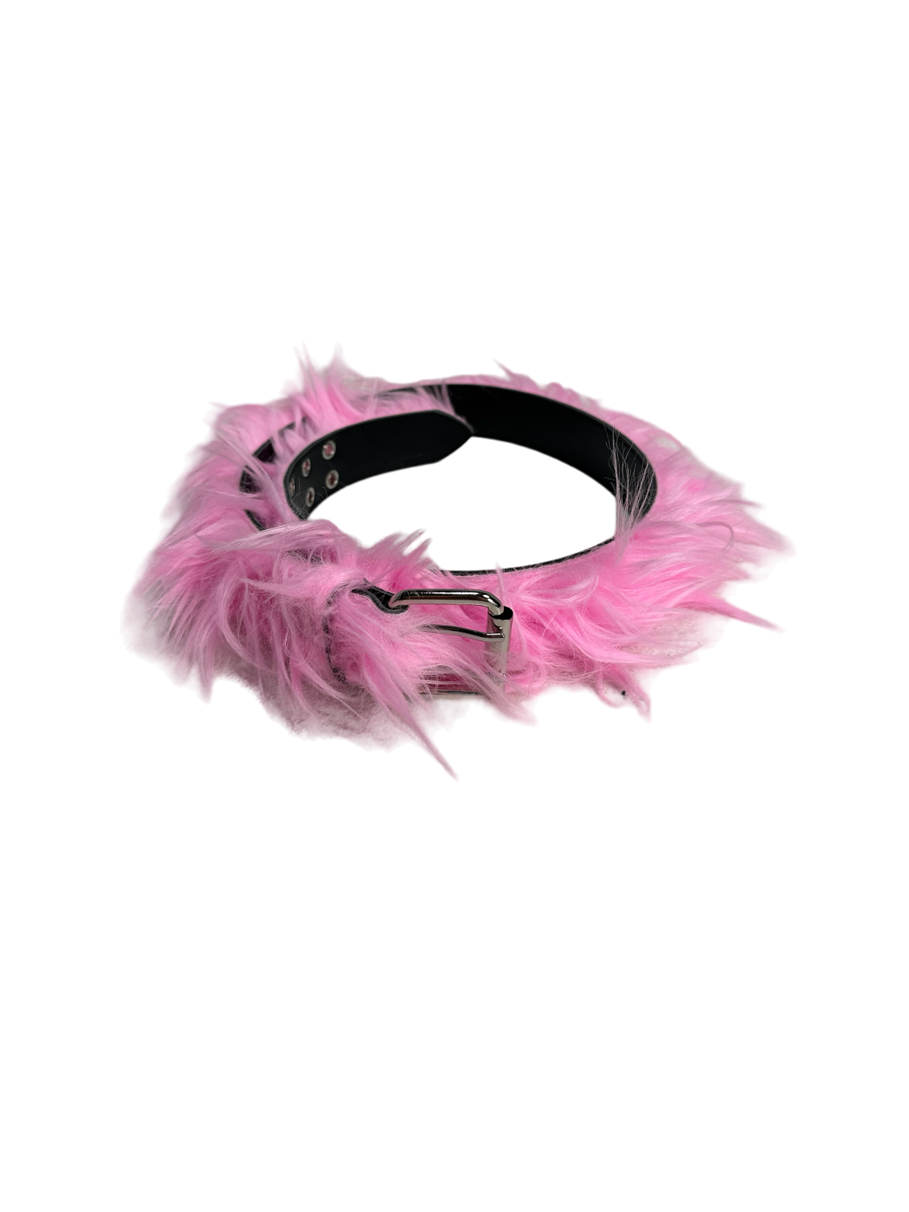 Pink Longhair Belt