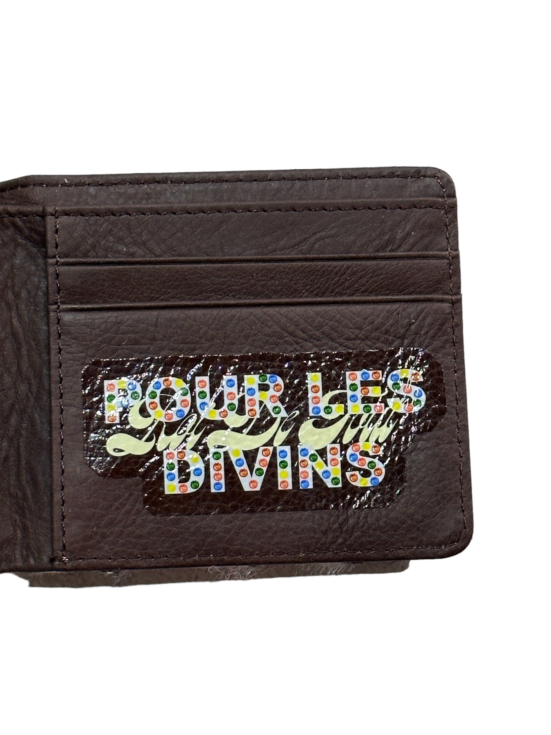 Brown Mohair Wallet