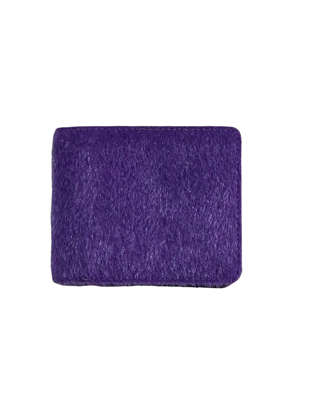 Purple Mohair Wallet