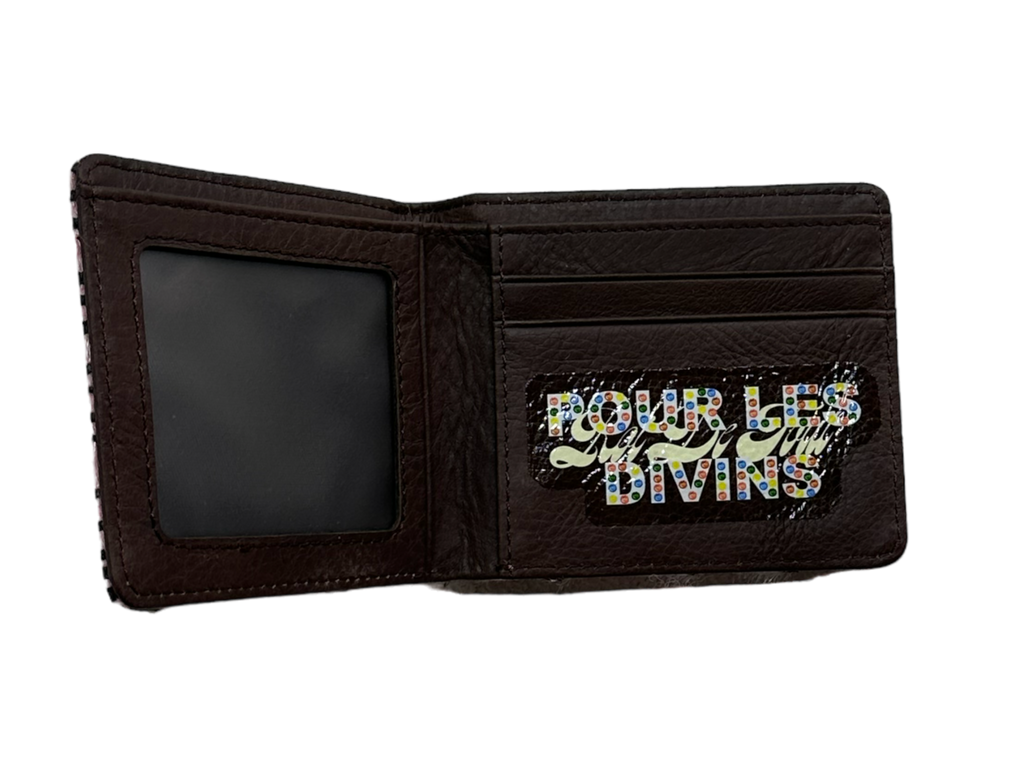 Grey Mohair Wallet