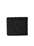 Black Cheetah Mohair Wallet