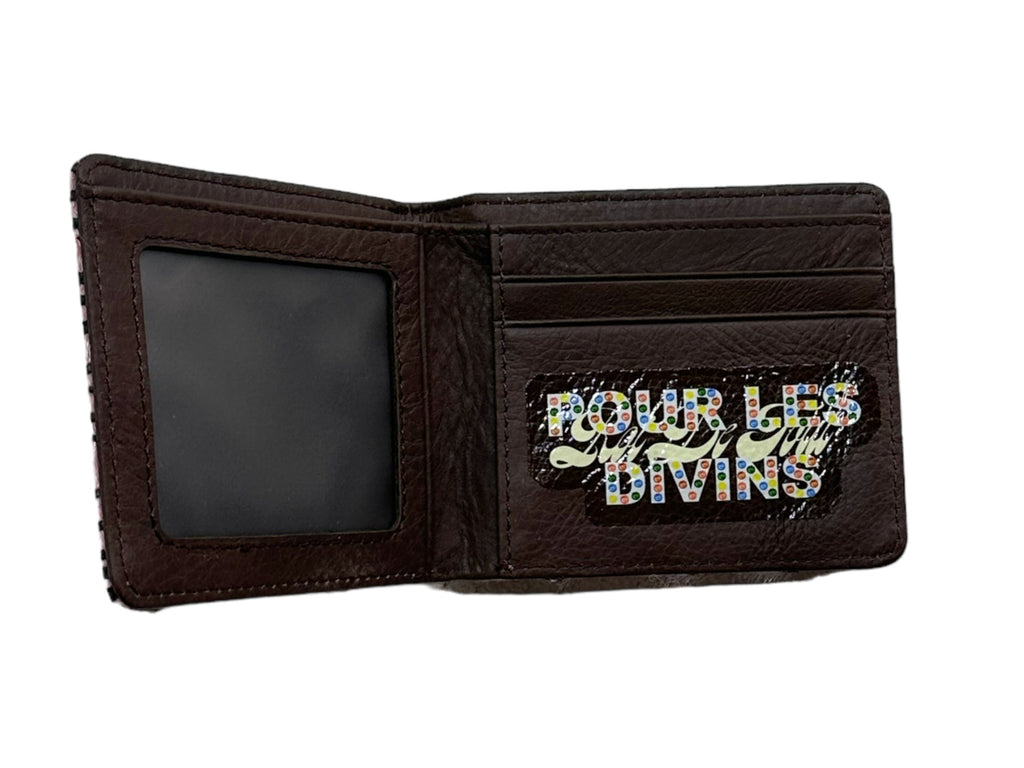 Pink Mohair Wallet