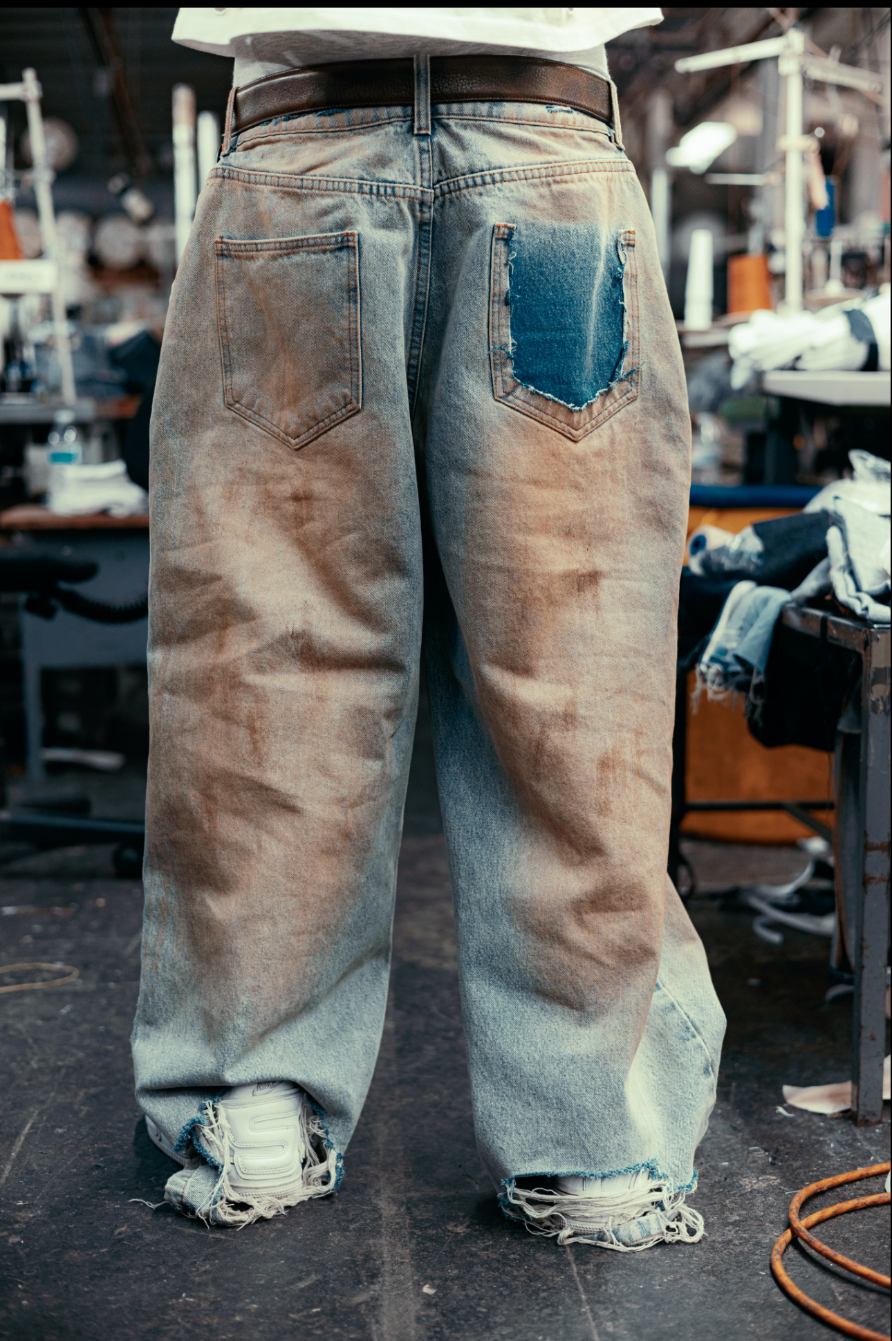 RDT MUD THRASHED DENIM