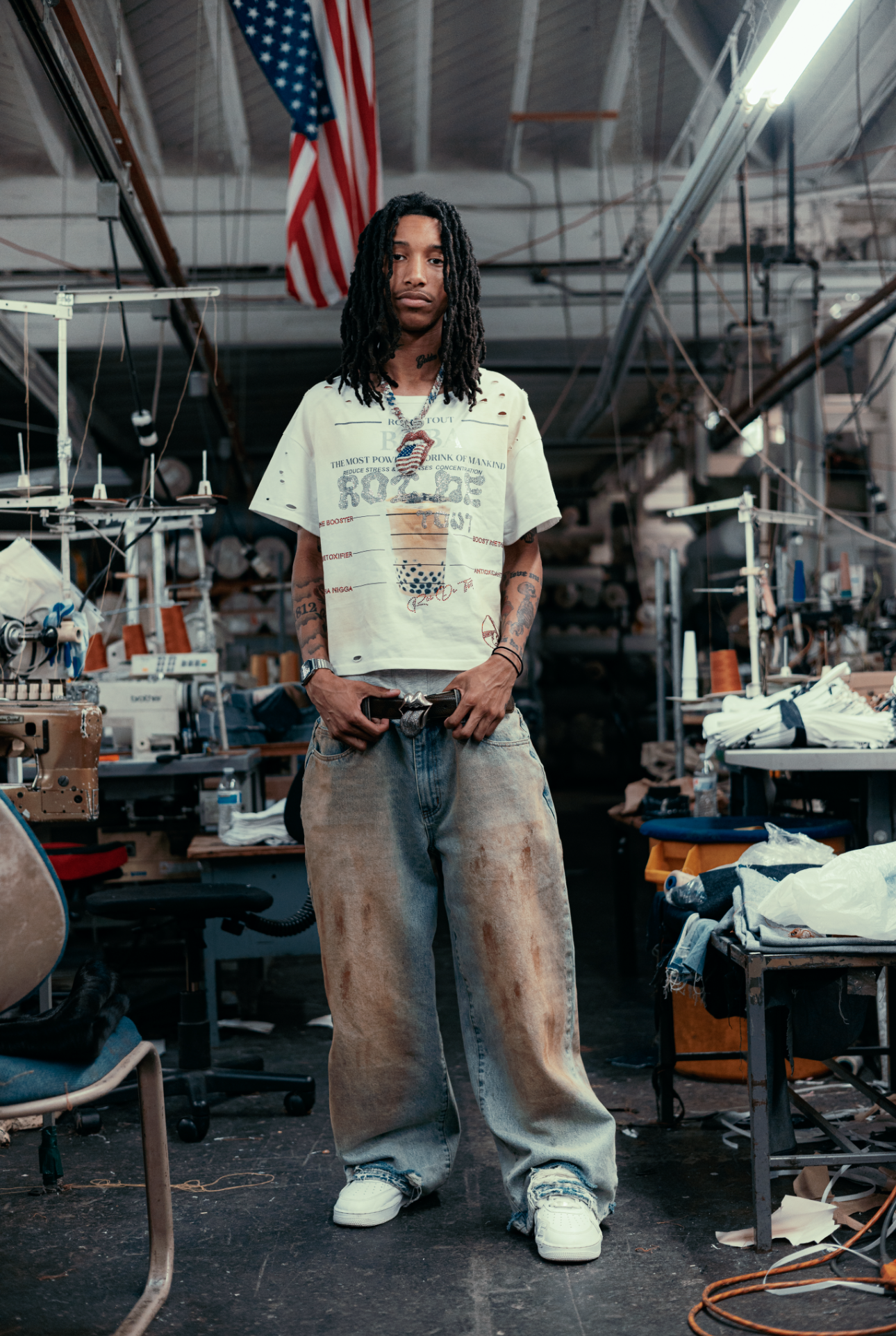 RDT MUD THRASHED DENIM