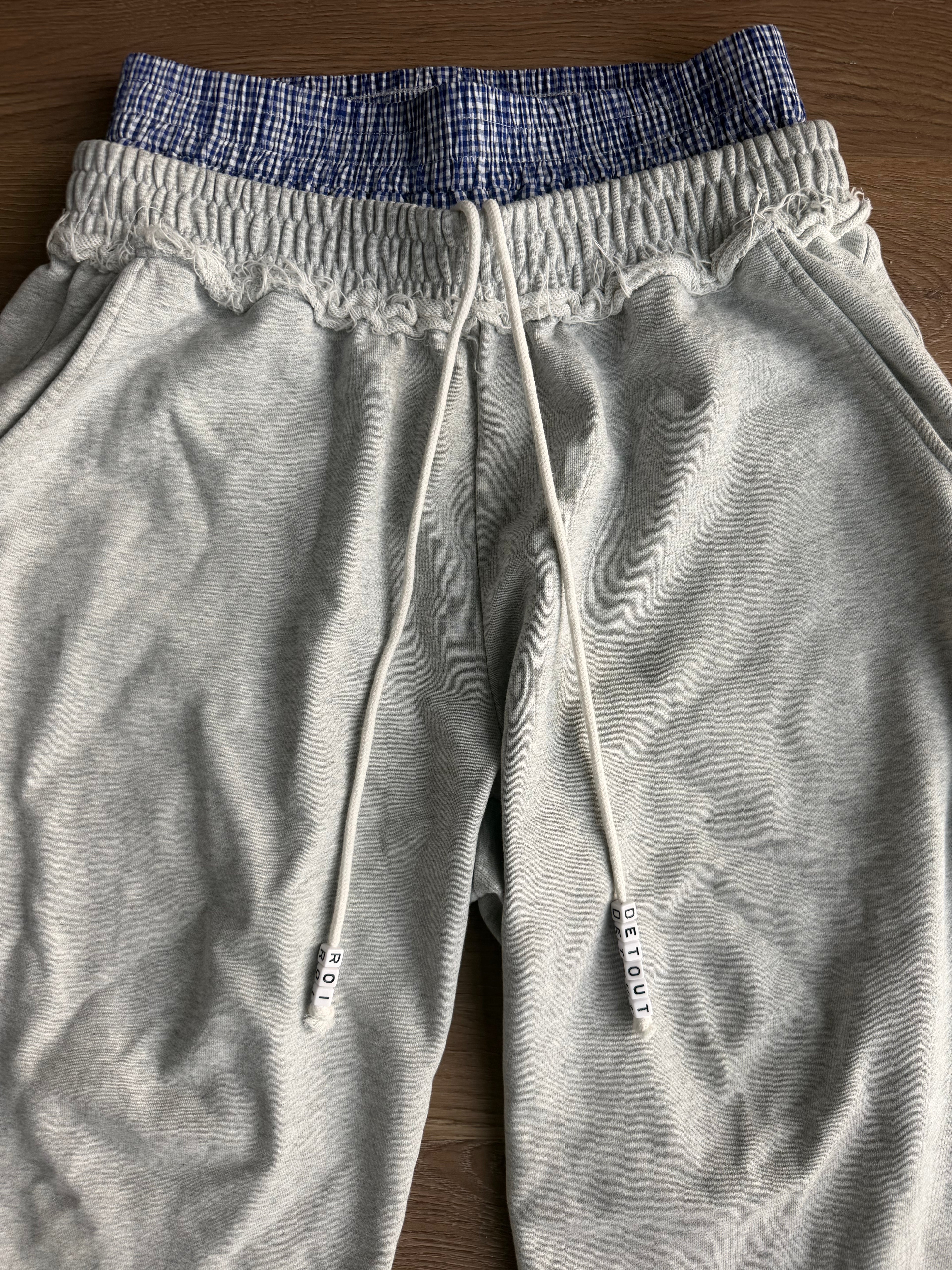 "LA DIRTBAG" DOUBLE WAISTED SWEATS